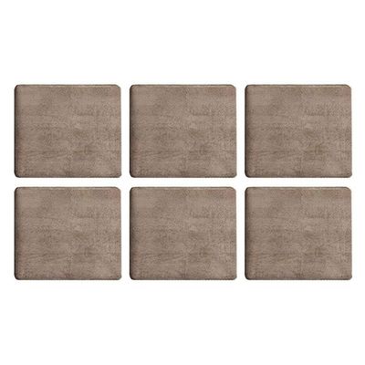 Painel De Cama Box Estofada Casal/queen Lucca (6 Unidades) Capuccino/animale Chocolate - Rufato