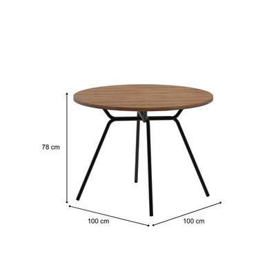 Conjunto Sala De Jantar 4 Cadeiras Nolita Carraro Fre/pre/gra
