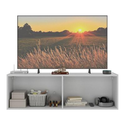 Rack Tv Até 50 Polegadas Suspenso Com Espelhos Mp1081 Branco Branco