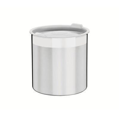 Pote Tramontina Cucina Em Aço Inox Para Mantimentos Com Tampa Plástica 14 Cm 2,3 L Tramontina