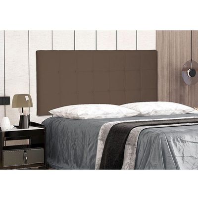 Painel Verona Cama Box King 195Cm Suede Caramelo