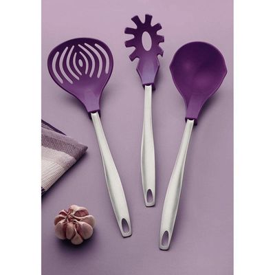 Concha Tramontina Movin Em Nylon Com Cabo De Aço Inox Lilas Tramontina