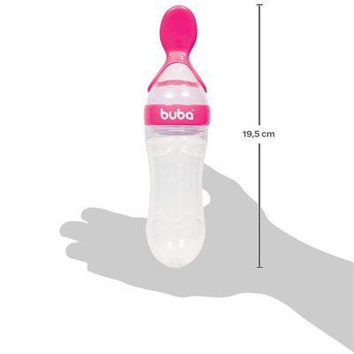 Colher Dosadora Em Silicone - Buba Magenta 5989