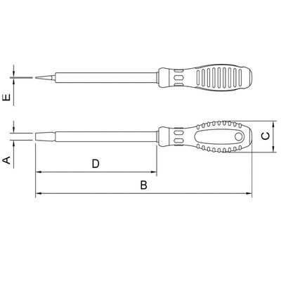 Chave De Fenda Isolada Iec 60900 Ponta Chata 3x150 Mm Tramontina Pro Tramontina