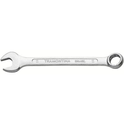 Chave Combinada 11 Mm Tramontina Basic Com Corpo Em Aço Especial Cromado Tramontina