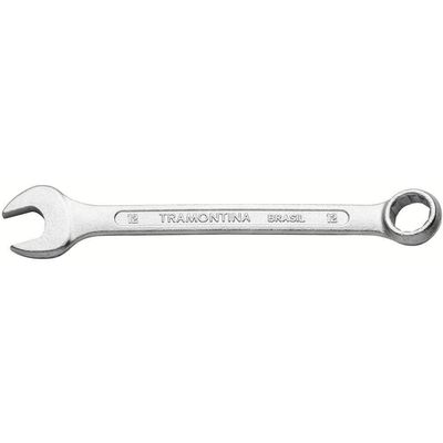 Chave Combinada 12 Mm Tramontina Basic Com Corpo Em Aço Especial Cromado Tramontina