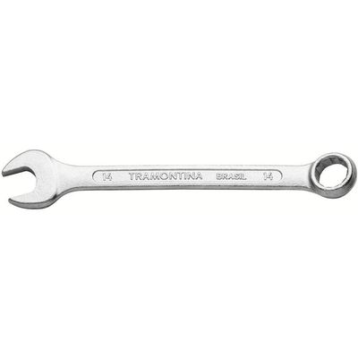 Chave Combinada 14 Mm Tramontina Basic Com Corpo Em Aço Especial Cromado Tramontina