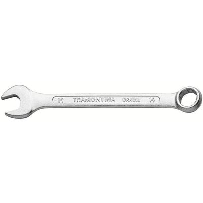 Chave Combinada 14 Mm Tramontina Basic Com Corpo Em Aço Especial Cromado Tramontina