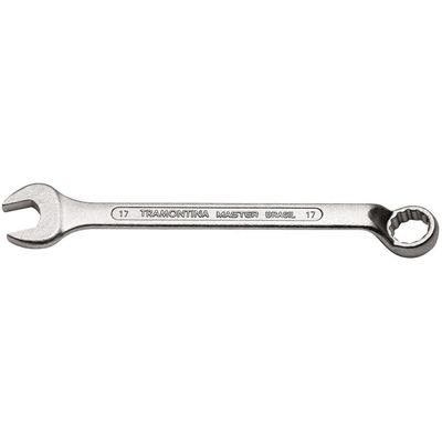 Chave Combinada 17 Mm Com Pescoço Tramontina Com Corpo Forjado Em Aço Especial Cromado Tramontina