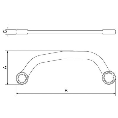 Chave Meia-lua 15x17 Mm Tramontina