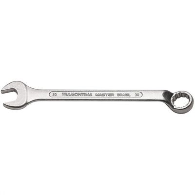 Chave Combinada 30 Mm Com Pescoço Tramontina Com Corpo Forjado Em Aço Especial Cromado Tramontina