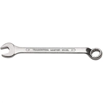Chave Combinada 27 Mm Com Pescoço Tramontina Com Corpo Forjado Em Aço Especial Cromado Tramontina