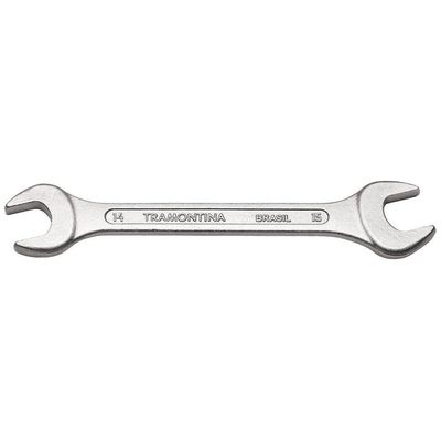Chave Fixa 14x15 Mm Tramontina Basic Com Corpo Em Aço Especial Cromado Tramontina