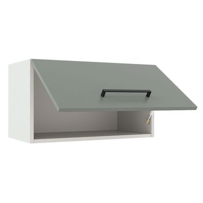 Armário Aéreo com 1 Porta Basculante Cinza Agata Madesa