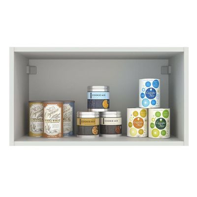 Armário Aéreo com 1 Porta Basculante Cinza Agata Madesa