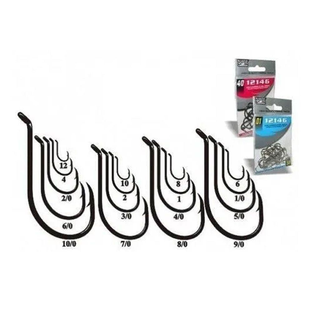 Anzol Marine Sport 12146 Nickel N9/0 C/10un Muito Resistente