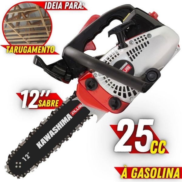 Motosserra Pequeno Kcs 260-P À Combustão 25,4Cc Para Pomares