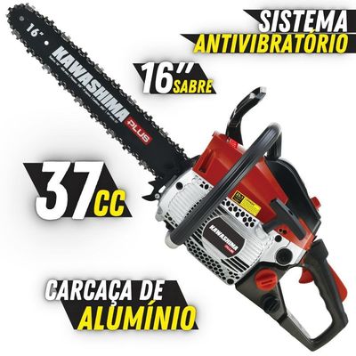 Motosserra Kawashima Kcs380P À Gasolina 37,2Cc 2T Robusto