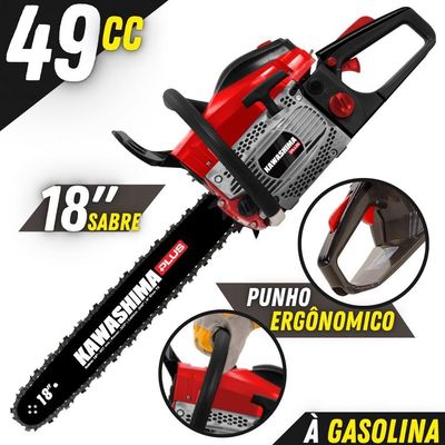 Motosserra Kawashima Kcs 500-P À Gasolina 49,3Cc 2T Robusto