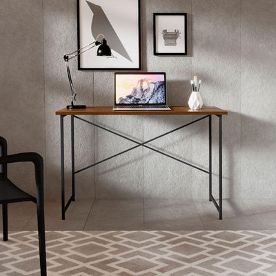 Aparador Estilo Industrial 0,76 Cm Miami Klm Móveis Imbuia/ Preto