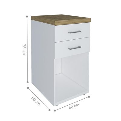 Conjunto Escritório Completo Castelo Olmo Branco