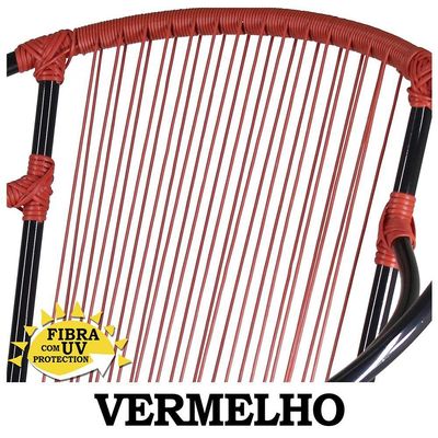Kit Com 3 Cadeiras Eclipse De área Vermelho