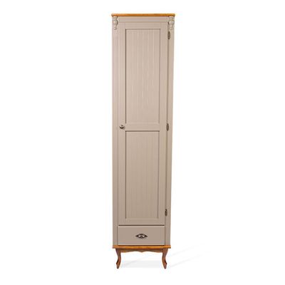 Roupeiro Antique 1 Portas E 1 Gaveta - 2080 Laca - Nude
