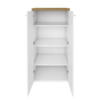 Armário Orgazinador 2 Portas Dudley Olmo Branco