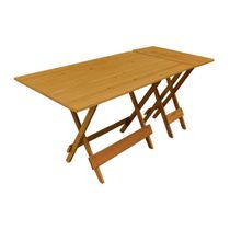 Conjunto De Mesa 120X70 Com Mesa Aparador - Mel