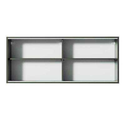 Armário Aéreo Reims 2 Portas de Correr Vidro Reflex Madesa