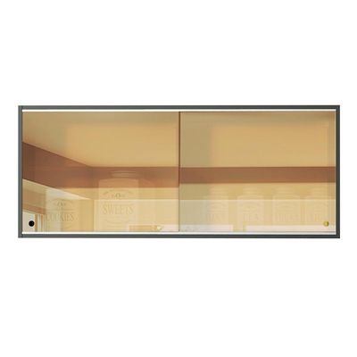Armário Aéreo Reims 2 Portas de Correr Vidro Reflex Madesa