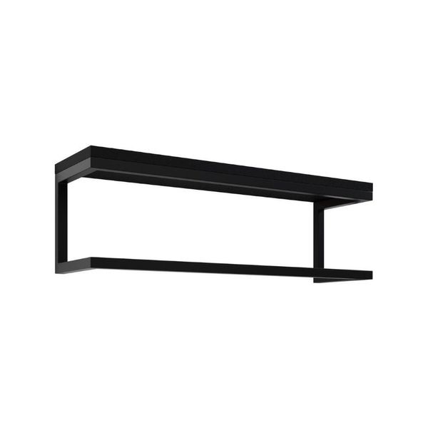 Toalheiro Para Banheiro Estilo Industrial Ita - Preto - Cor: Preto
