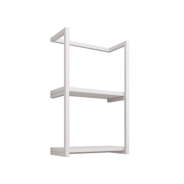Toalheiro Para Banheiro Estilo Industrial Sahy - Branco - Cor: Branco