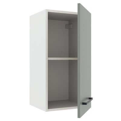 Armário Aéreo com 1 Porta Cinza Agata Madesa
