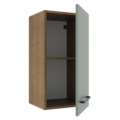 Armário Aéreo com 1 Porta Cinza Agata Madesa