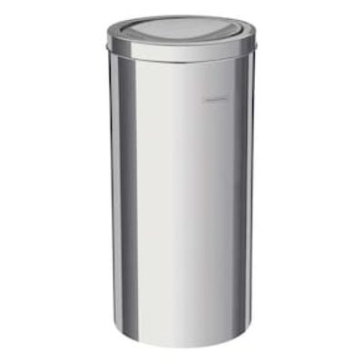 Lixeira Tramontina com Tampa Basculante Swing 94542/120 em Aço Inox  20 L