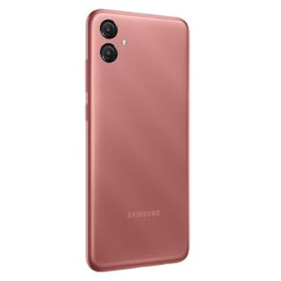 Smartphone Samsung Galaxy A04e Cobre 64GB, 3GB RAM, Processador Octa-Core, Bateria de 5000mAh, Câmera Traseira Dupla, Tela de 6.5", Dual Chip
