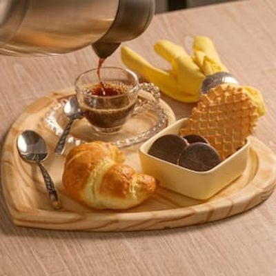 Conjunto com 4 Xícaras e Pires para Café Wolff Pearl Coração em Cristal - 85 ml