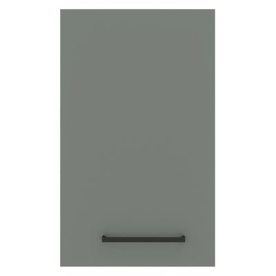 Armário Aéreo 40cm com 1 Porta Cinza Agata Madesa