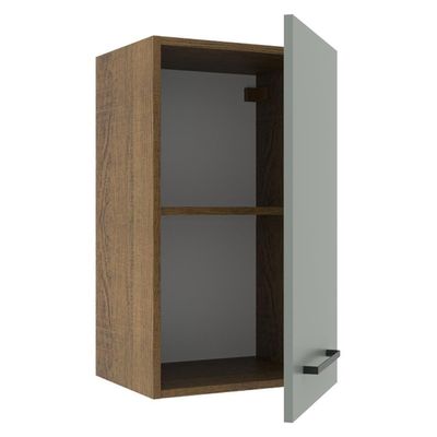 Armário Aéreo 40cm com 1 Porta Cinza Agata Madesa