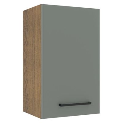 Armário Aéreo 40cm com 1 Porta Cinza Agata Madesa