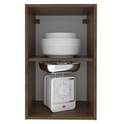 Armário Aéreo 40cm com 1 Porta Cinza Agata Madesa