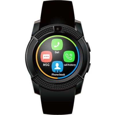 Relógio Smartwatch V8 Orig. Touch Bluetooth Gear Preto