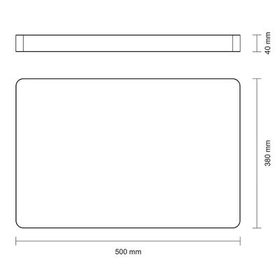 Tábua Com Empunhadura Churrasco Em Madeira Teca Fsc Com Acabamento Em óleo Mineral 50x38