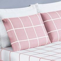 Jogo De Cama Lençol 200 Fios Austin King 03 Peças - Rosa
