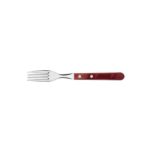 Garfo De Mesa Aço Inox Tramontina Cabo Maderia Polywood Tramontina