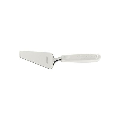 Espátula Para Pizza Tramontina Utilitá Em Aço Inox Com Cabo De Polipropileno Branco Tramontina
