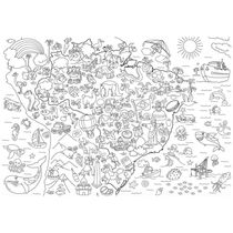 Livro Infantil Tapete Para Colorir - Brasil