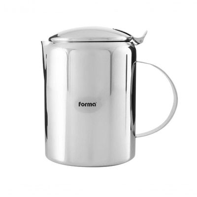 Jarra De Suco Inox 1,8 Litros Com Tampa água Bebidas Servir Mesa Posta Chá Café Bar Garrafa