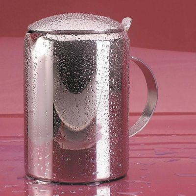 Jarra De Suco Inox 1,8 Litros Com Tampa água Bebidas Servir Mesa Posta Chá Café Bar Garrafa